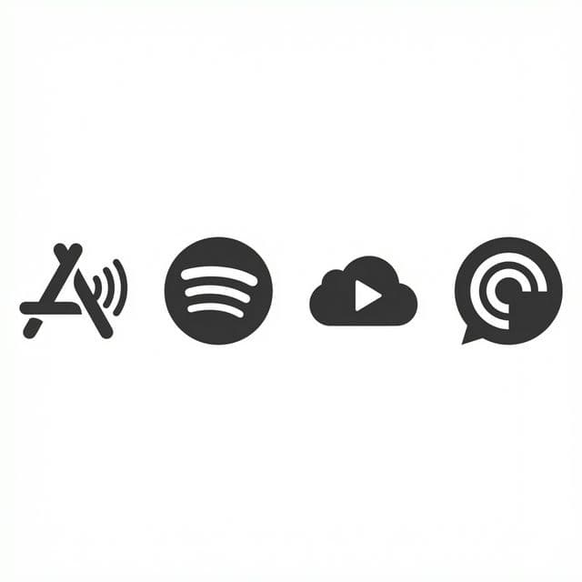 Supported Podcast Players: Apple Podcasts, Spotify, Overcast, Pocket Casts